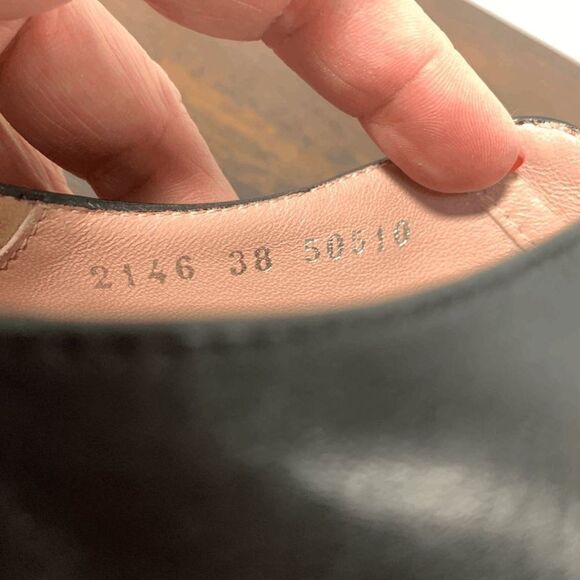 Beautifeel Leather Slip On Closed Toe Flat Black Size 38 - Picture 5 of 10